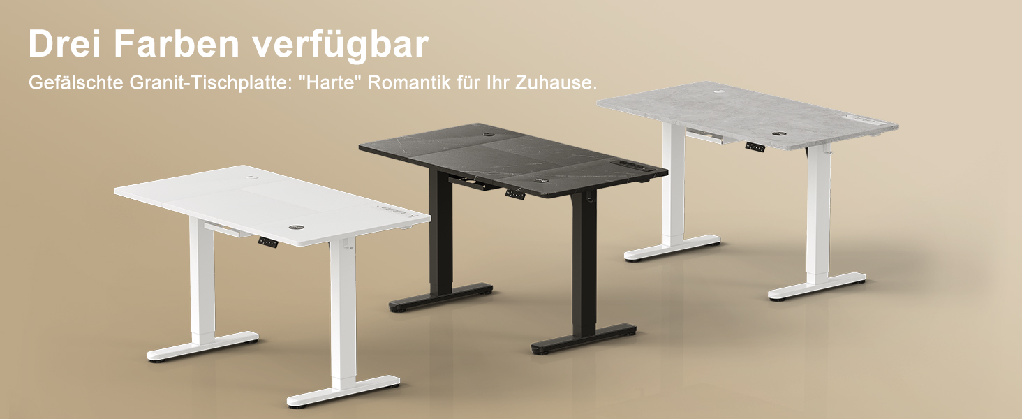 DEVOKO Стол для роботи з регулюванням висоти 140 x 70 см з розеткою, бездротовою зарядкою та USB – Електричний стіл для комп'ютера з функцією пам'яті та кабельною організацією – Ідеально для геймінгу та офісу, сірий 140 x 70 см