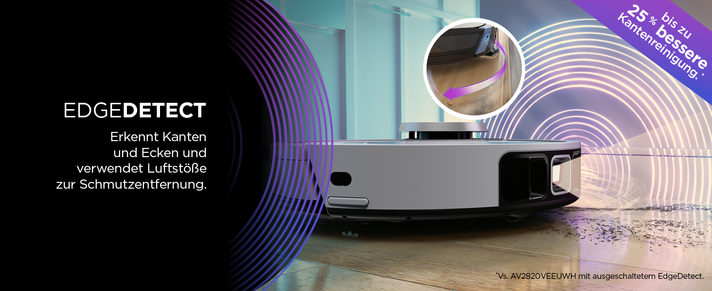 Робот-пилосос Shark PowerDetect з автопорожненням, самоочищення, до 60 днів роботи, для шерсті тварин, килимів та твердих підлог, з 3D та LiDAR навігацією, 14,5 см, білий