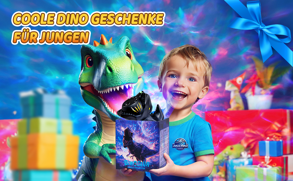 Проєктор зоряного неба Динозавр One Fire з Bluetooth, 144 режими, нічник для дітей з пультом, новорічний декор