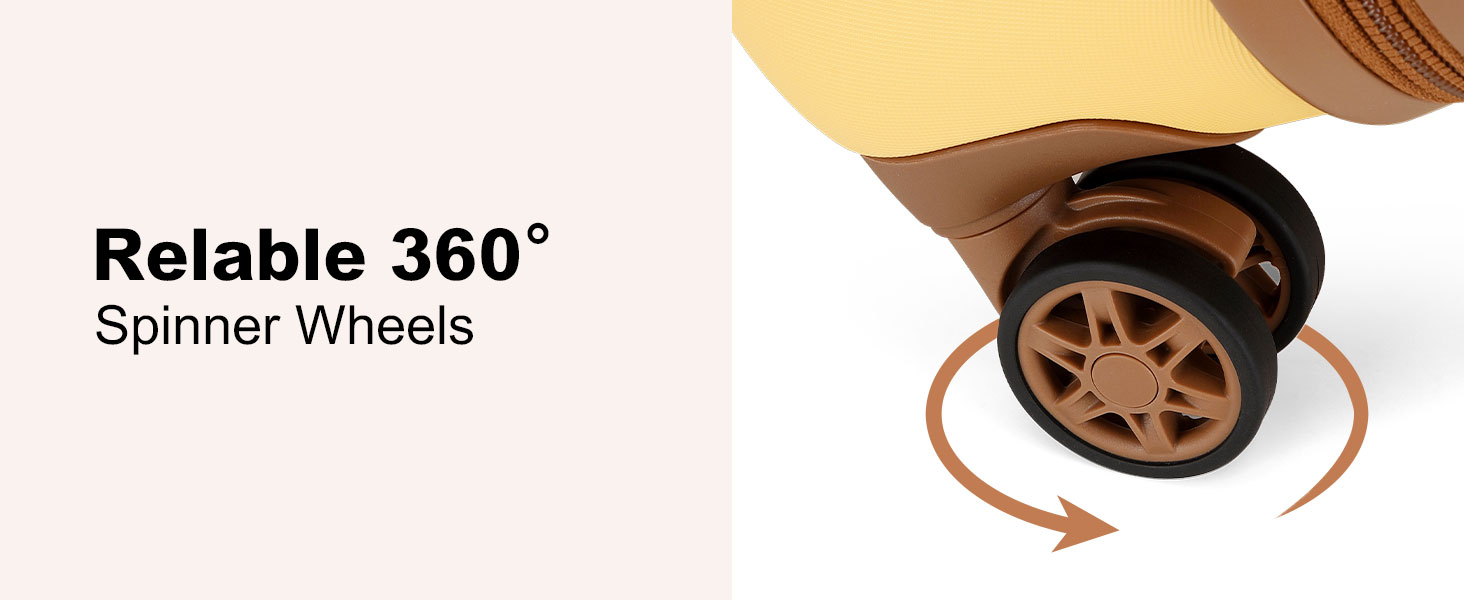 Валіза на колесах KONO з ABS-пластику, 75 x 48 x 29 см, з TSA-замком, білий колір, з косметичкою, ручна поклажа