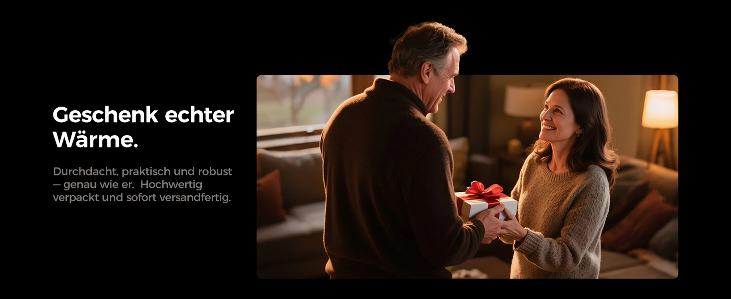 Електричні грілки для рук OCOOPA DuoHeat UT5 - чорні, для кемпінгу, полювання, подорожей, подарунок для чоловіків