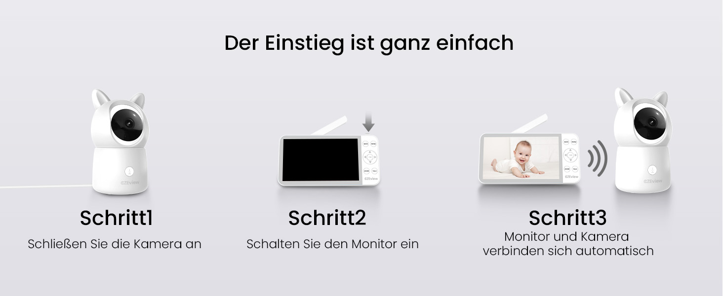 Відеоняня з камерою 2.5K, 5.5