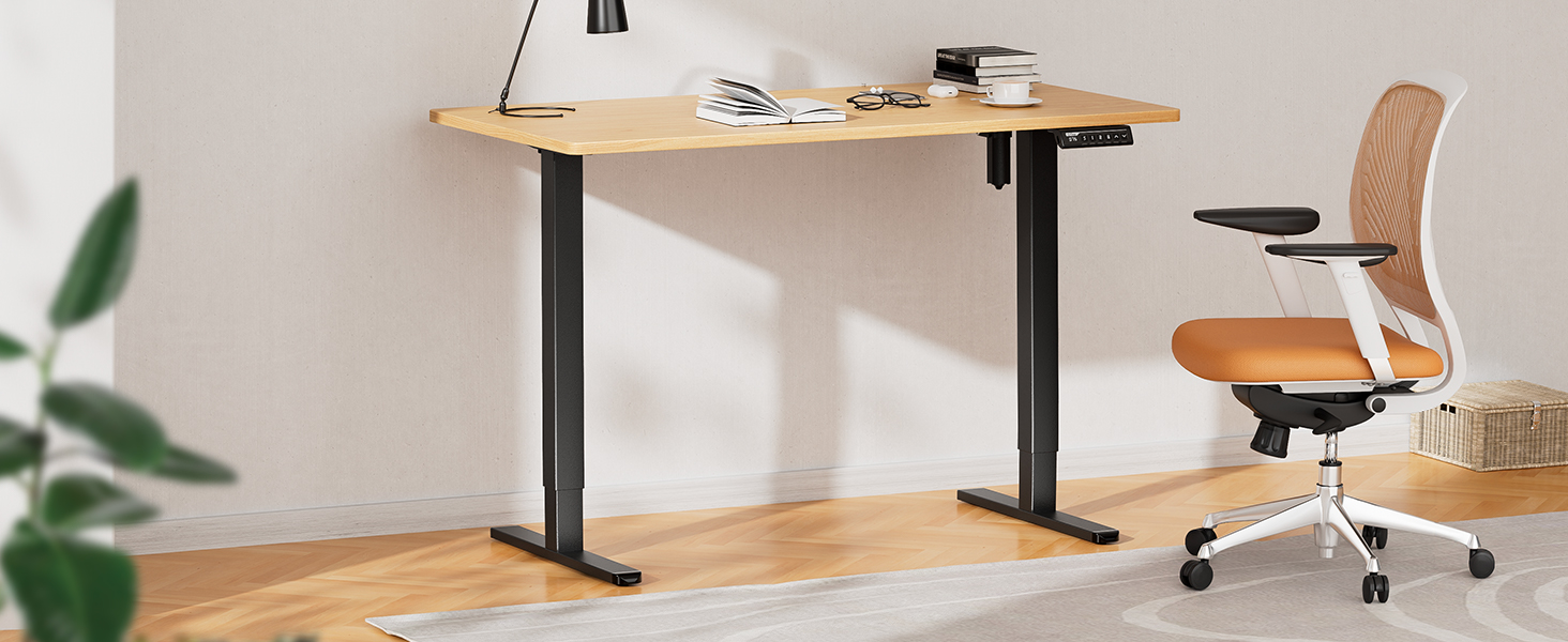 Рама для столу ErGear з регулюванням висоти, 4 пам'яті, чорна