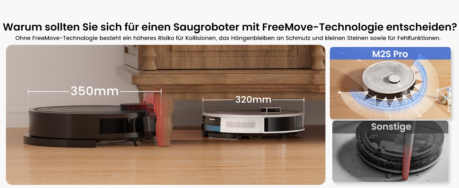 Робот-пилосос LEFANT M330 Pro з функцією миття підлоги, 3-в-1, 5000Pa, лазерна навігація, уникнення перешкод PSD, керування через додаток та голосовий помічник (M2S Pro)