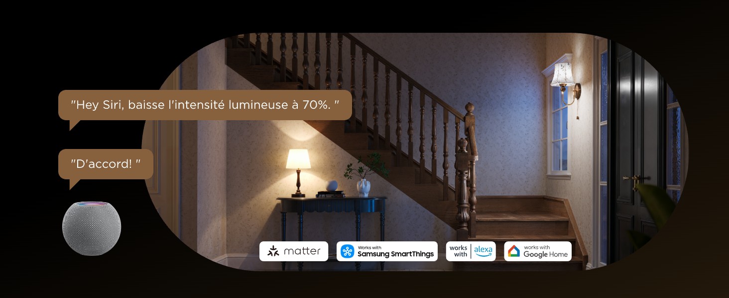 Розумна LED лампа Govee Smart Edison E27 RGBWW, 500лм, димнування, форма ST64, набір 2 шт