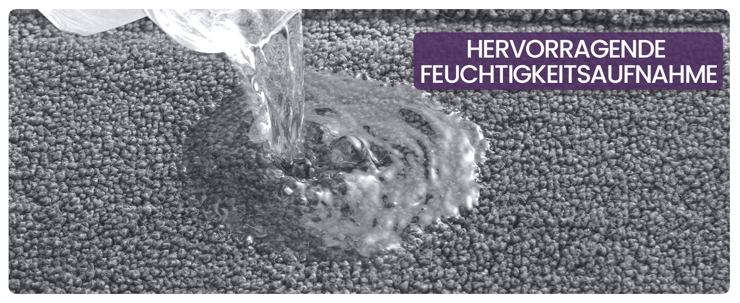 Килимок для ванної кімнати DEXI 60 x 110 см, м'який, нековзний, миючий, сірий