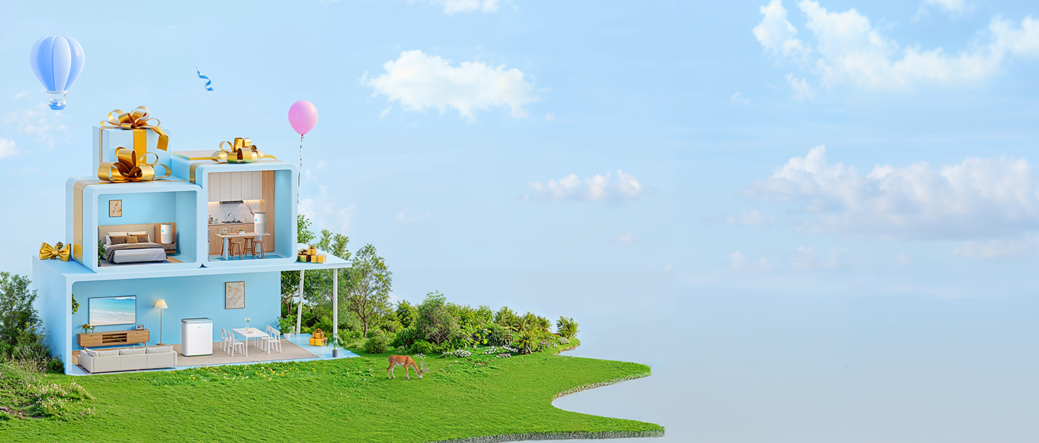 Повітряочисник GoveeLife Mini для спальні з HEPA-фільтром, керування через додаток Alexa, проти шерсті тварин, запахів, пилку, диму. Портативний очисник повітря з 3 швидкостями, 2 режимами, таймером та аромадифузором