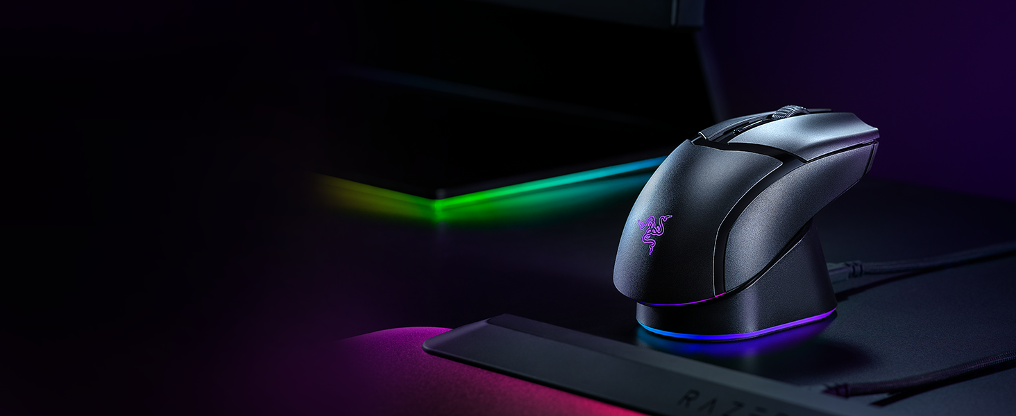 Ігрова миша Razer Cobra HyperSpeed: легка дротова миша з Chroma RGB, оптичними перемикачами 3-го покоління, вагою 57 г, чорна