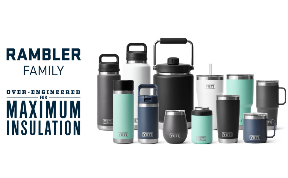 Термокружка YETI Rambler, нержавіюча сталь, з кришкою MagSlider, чорна, 10 oz (296 мл)
