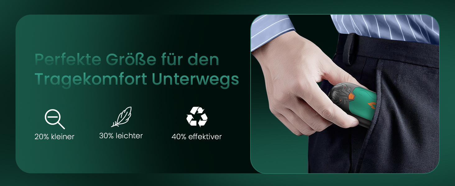 Електричні грілки для рук, 2 шт., перезаряджувані, 24 години тепла, 3 режими нагріву, для жінок та чоловіків (зелені)