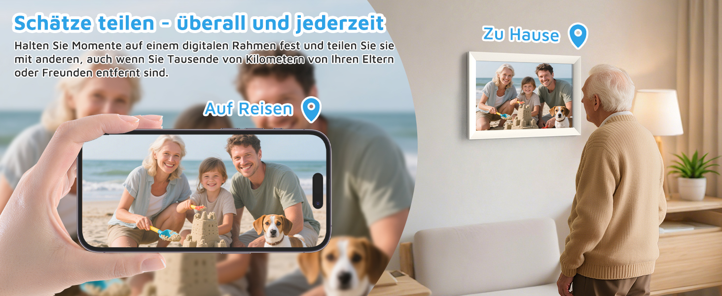 Цифровий фоторамка Hesmor 15.6