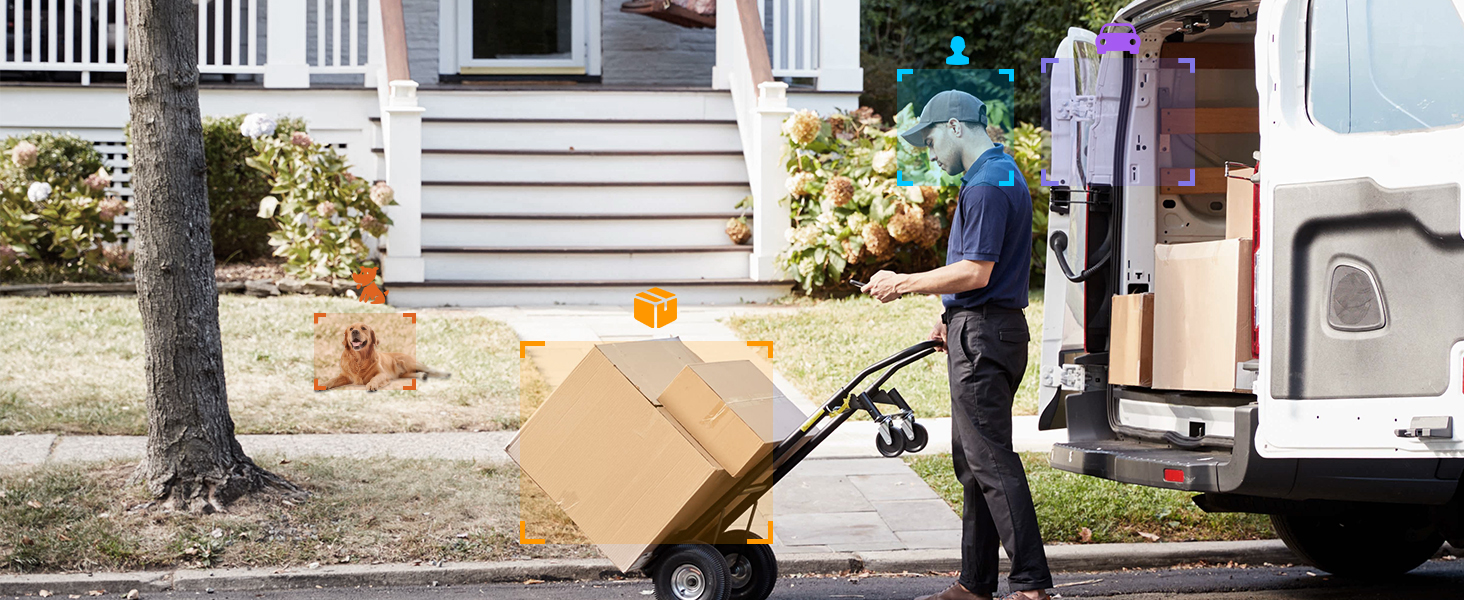 Відеодзвінок CPVAN з Wi-Fi, 2K HD камера, бездротовий, з PIR-датчиком руху, 2-сторонній аудіо, підтримка Alexa, SD-карта та хмарне сховище