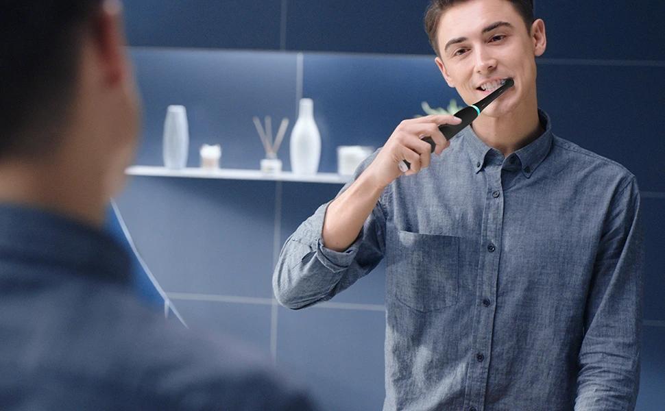 Смінні насадки для електричної зубної щітки Oral-B iO Gentle Care (ніжна чистка), чорні, 6 шт.