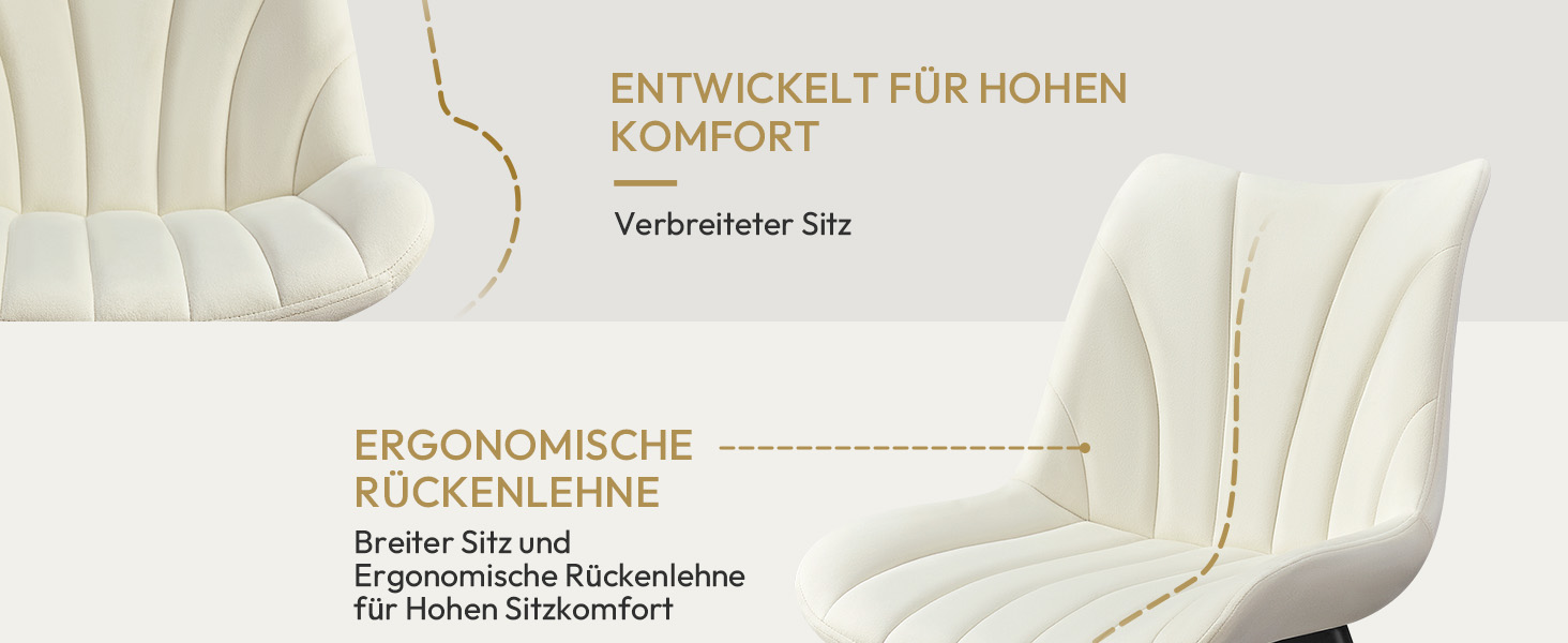 Набір з 4-х обідніх стільців Yaheetech, м'яке крісло з оксамитовою подушкою та металевими ніжками, для кухні, вітальні, обідньої кімнати, до 150 кг