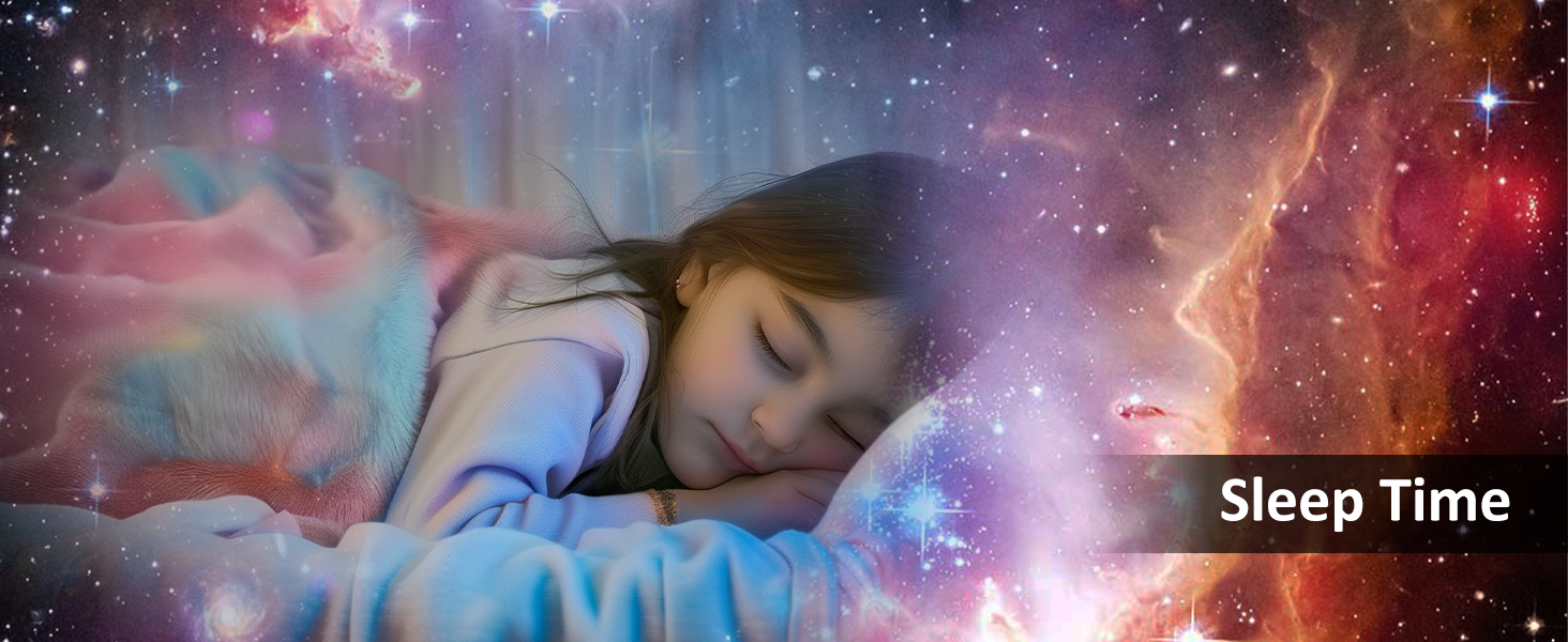 Проєктор зоряного неба VanSmaGo 8-го покоління Sternenhimmel Galaxy: Планетарій, нічник HD з обертанням 360° та таймером (білий)