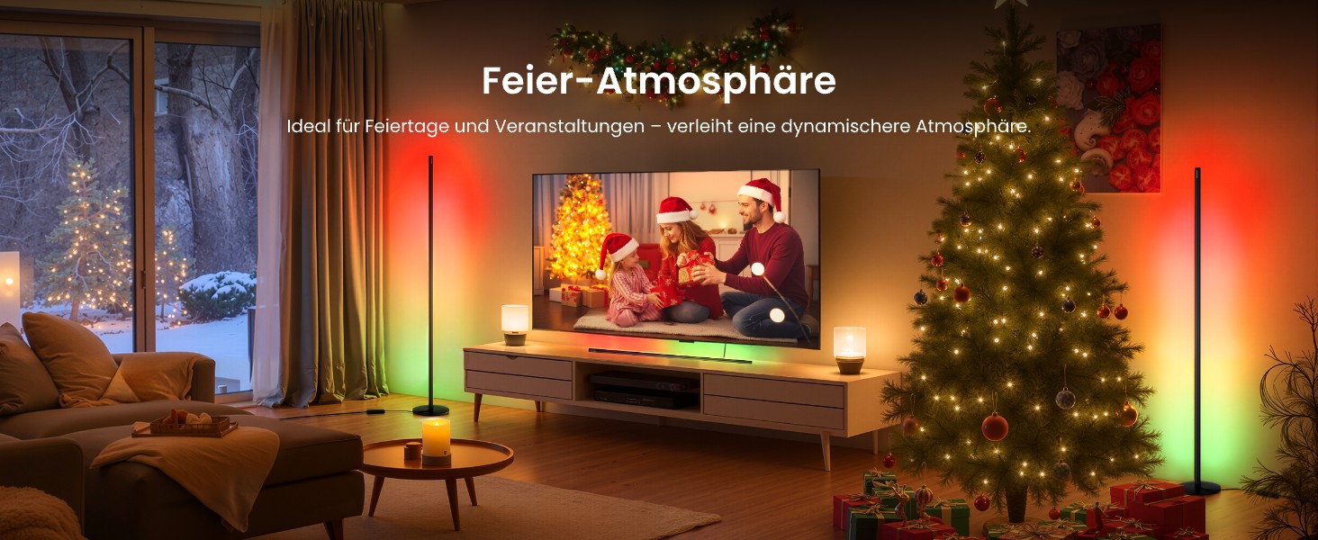 SwitchBot Matter RGBICWW Настільна лампа для вітальні та спальні, димується, з підтримкою Apple Home, Alexa, Google Home, керування через APP, музичні та сценарні режими, чорна LED лампа