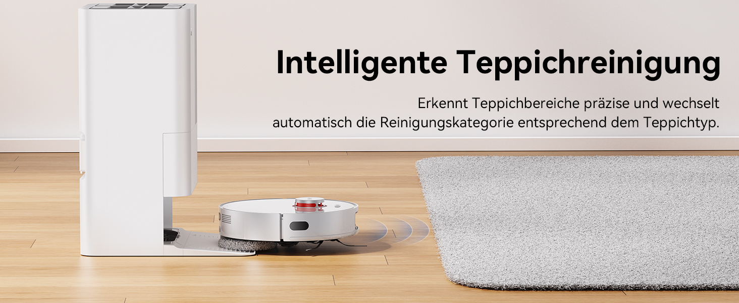 Робот-пилосос JONR T5 Pro з функцією миття, 8150Pa потужність всмоктування, сушка гарячим повітрям, антизаплутана бокова щітка, уникнення перешкод, LiDAR-навігація, док-станція All-in-One