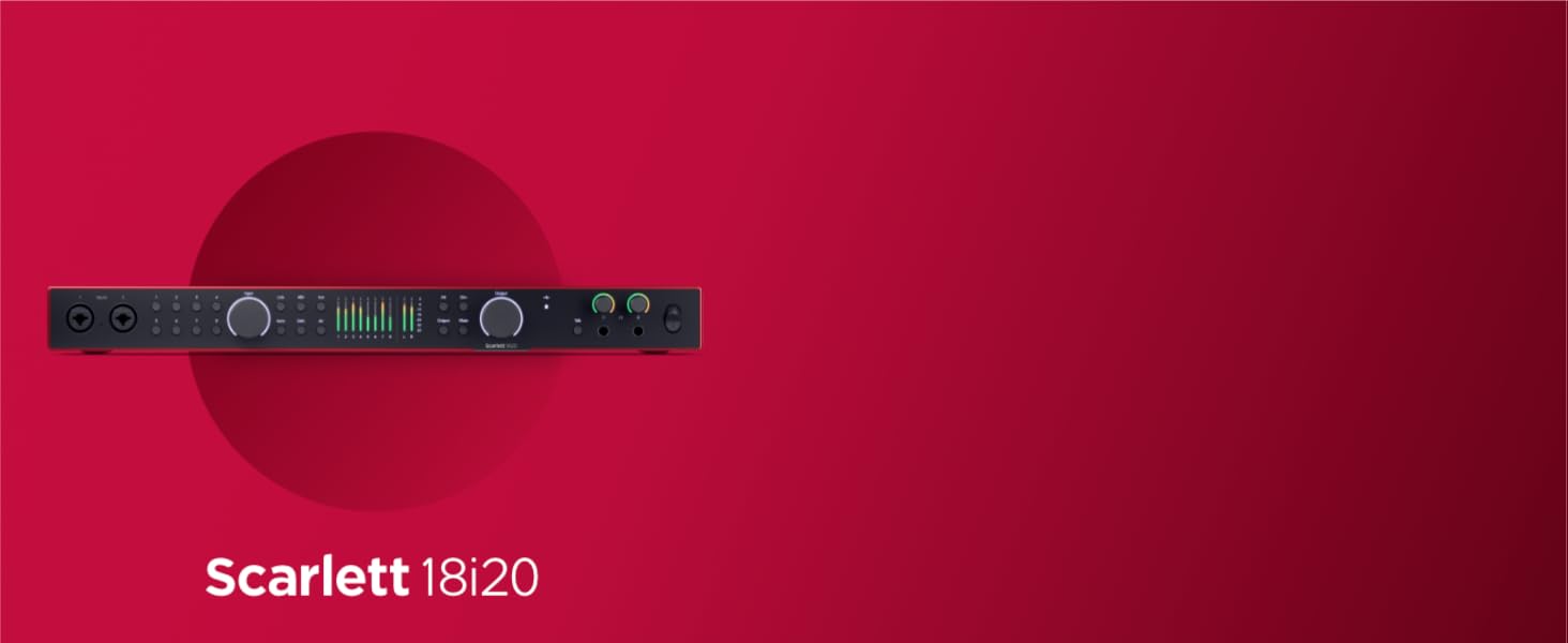Focusrite Scarlett 4i4 3rd Gen USB Аудіоінтерфейс для гітаристів, вокалістів та продюсерів + ПО