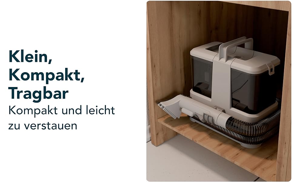 Портативний мийник для м'яких меблів та килимів – компактний пилосос-мийник для килимів, текстилю, автосидінь та диванів