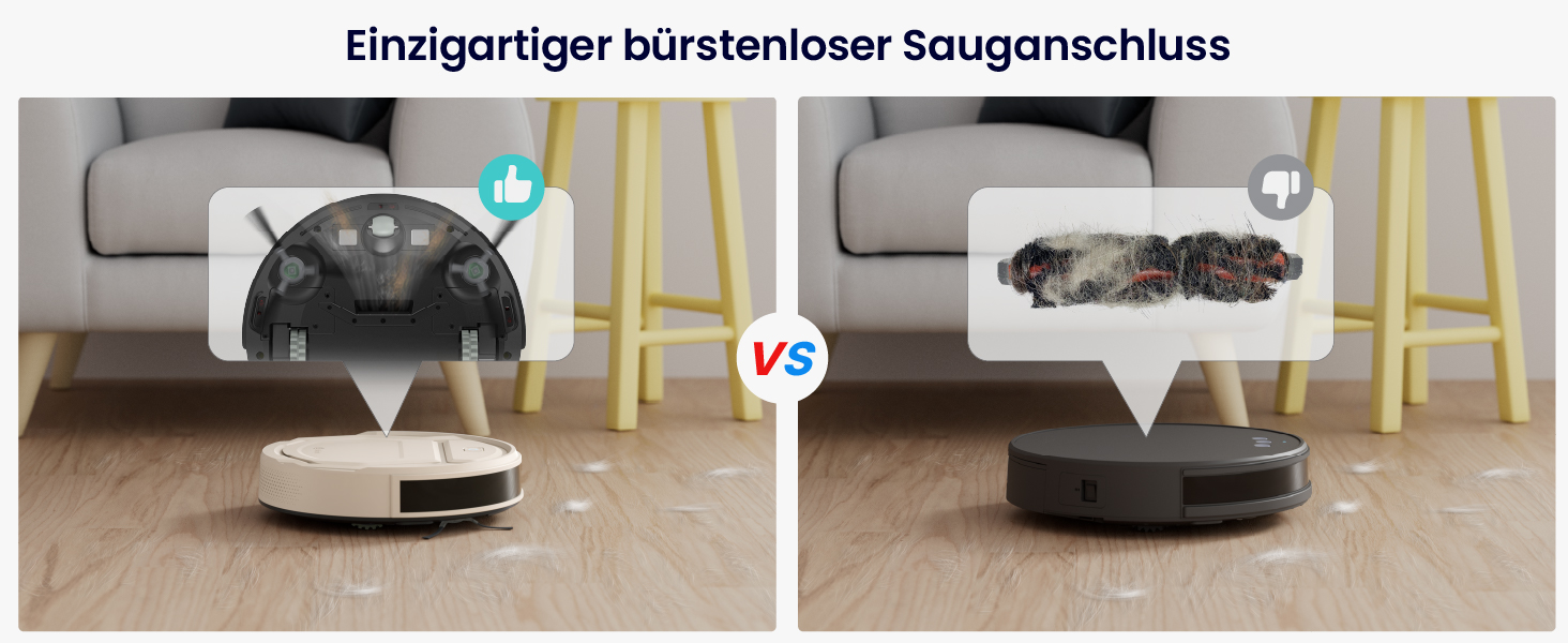 Робот-пилосос LEFANT M210P: потужність 2200 Pa, тиха робота 55dB, Wi-Fi, Bluetooth, Alexa, керування через додаток, час роботи 120 хвилин, для шерсті тварин та твердих поверхонь. Модель M210C