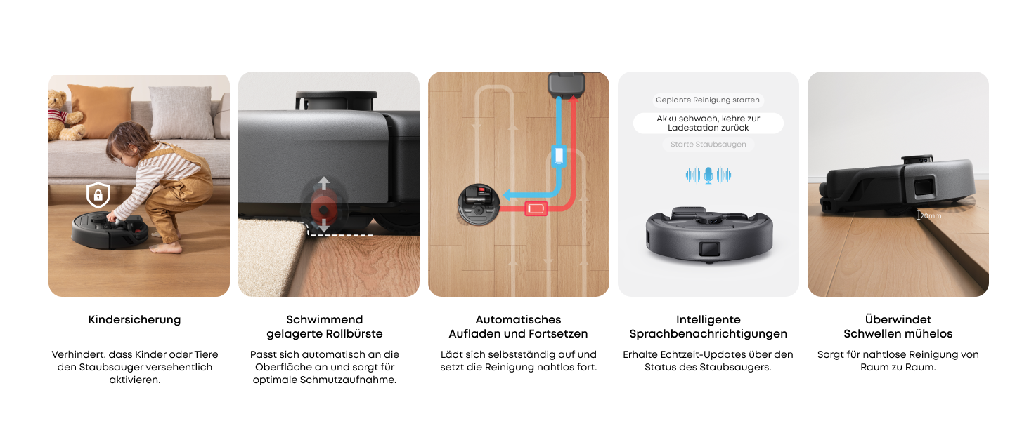 Робот-пилосос eufy HydroJet з функцією миття, 20000Pa, Turbo-сила всмоктування, щітки DuroSpiral, CornerRover для кутів, станція All-in-One, для тварин та дітей (E20)