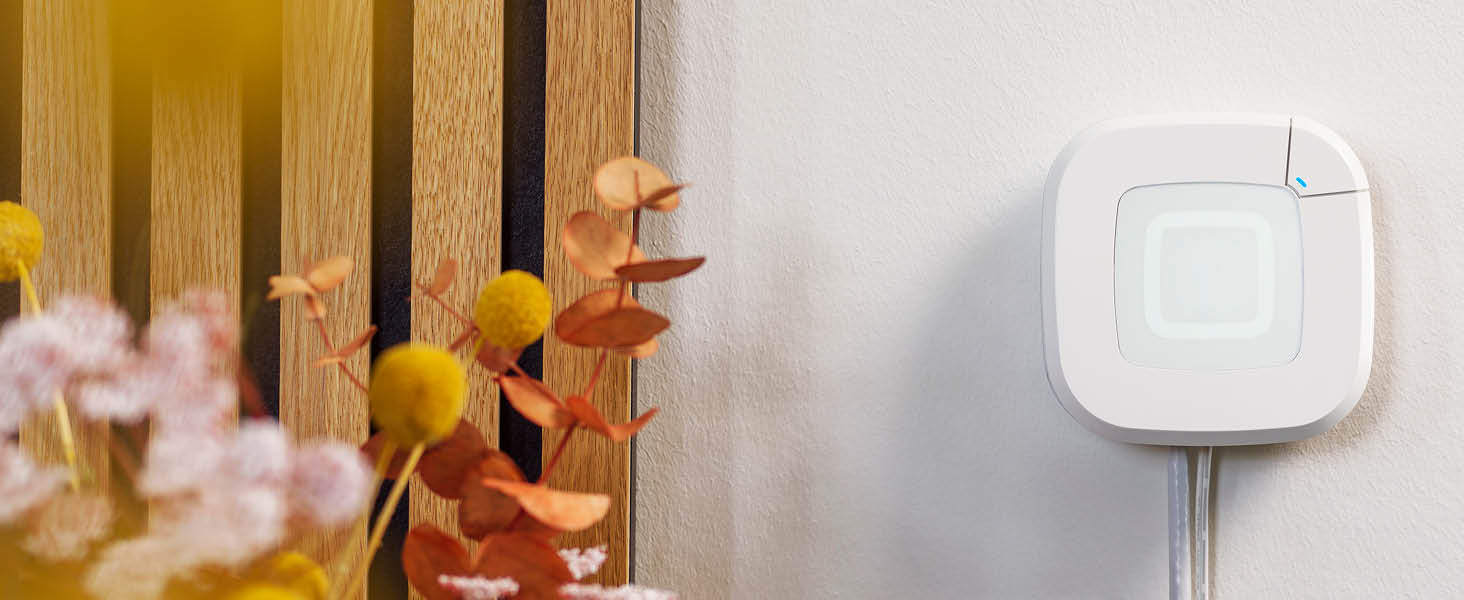 Homematic IP Термостат на радіатор Basic – Розумний дім, цифровий термостат для опалення, керування через додаток, сумісний з Alexa та Google Home, проста установка, економія енергії, 153412A3