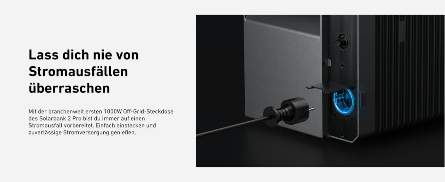 Сонячна електростанція Anker SOLIX для балкону (1780W | 3200Wh) з акумулятором Solarbank 2 E1600 Pro (1600Wh) та розширювальним акумулятором BP1600 (1600Wh), 4 панелі RS40T (445W), підставка, 4 MPPT, 1000W AC, Plug&Play