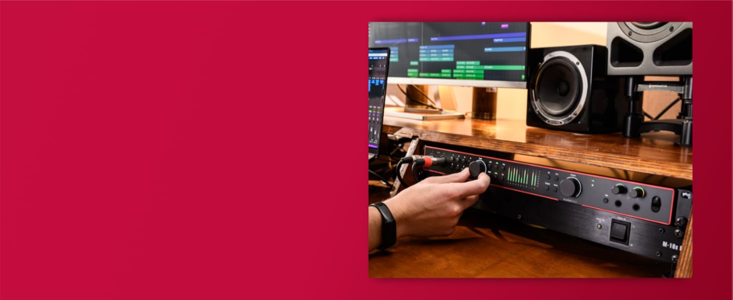 Focusrite Scarlett 4i4 3rd Gen USB Аудіоінтерфейс для гітаристів, вокалістів та продюсерів + ПО