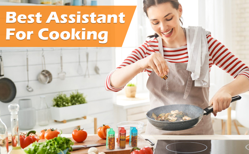 Набір скляних банок для спецій 30 шт. з дозатором, вологостійкі етикетки, 120 мл, чорний колір, з 24 пластиковими кришками