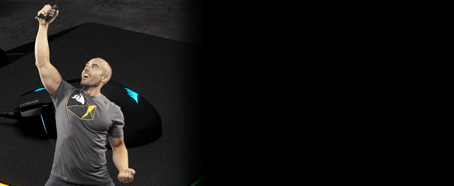 Ігрова миша Corsair Scimitar RGB Elite для MOBA/MMO, дротова, чорна