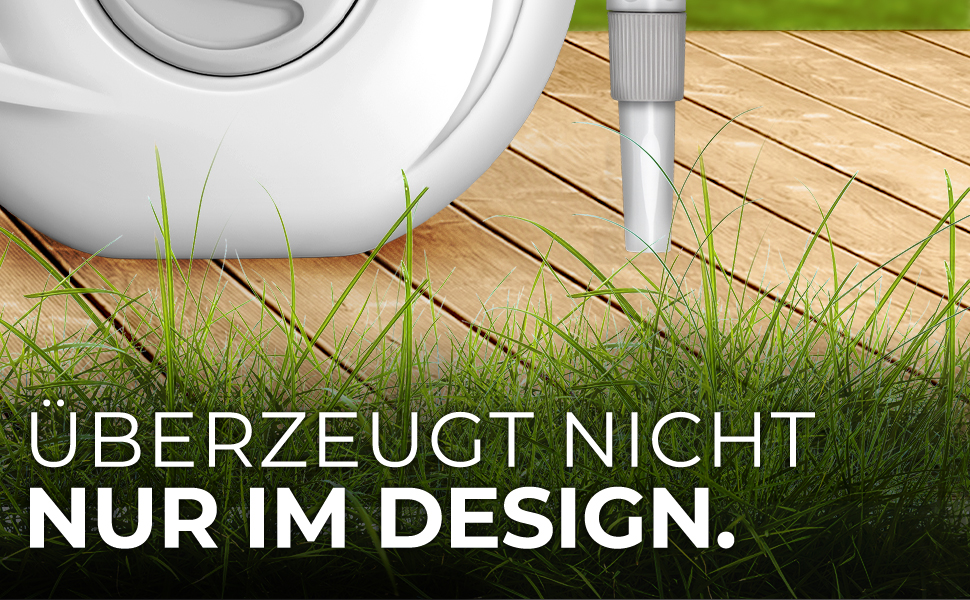 Трьохкамерний шланг TRESKO® з роликом для шланга, 30+2 м, з ручною лійкою, поворотний на 180°, для саду, автоматичний, з кріпленням для стіни та монтажним матеріалом