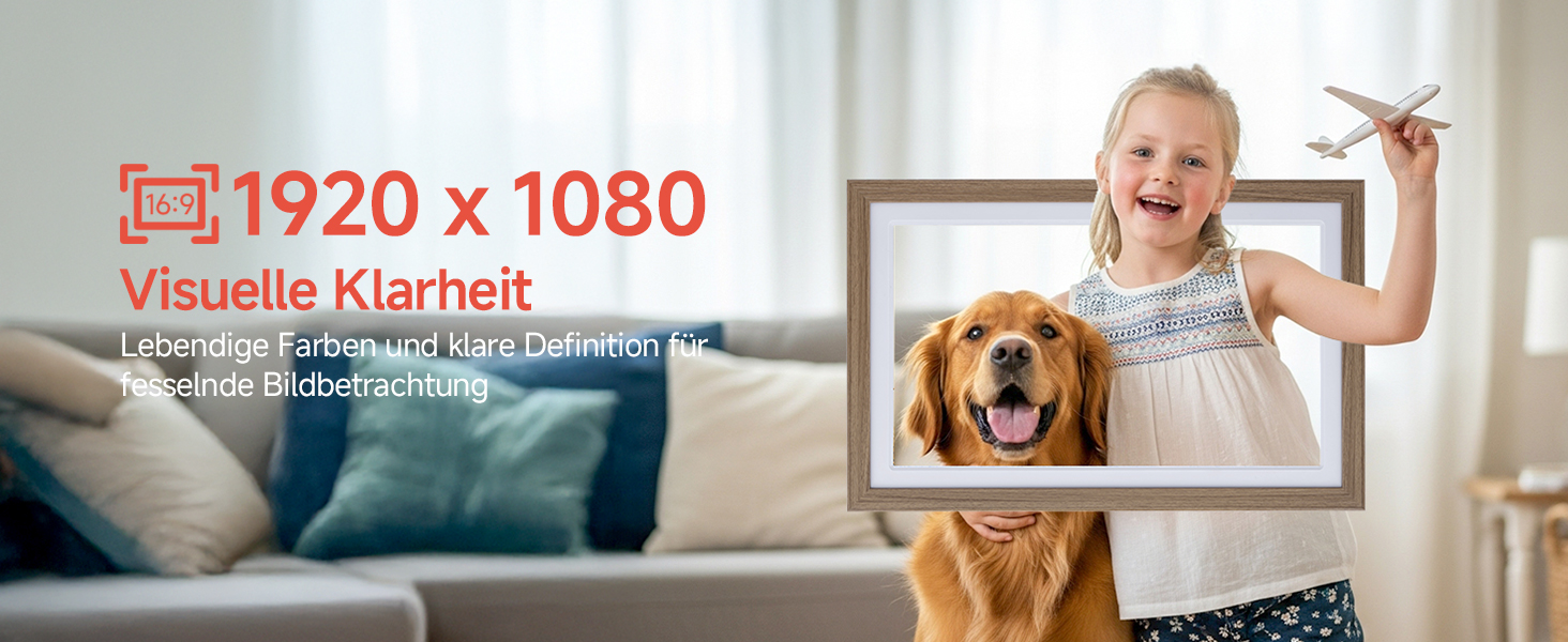 Роллеї Смарт Фрейм WiFi 1010: Цифровий фоторамка 10.1 дюйма з сенсорним екраном IPS, 32GB, дизайн 