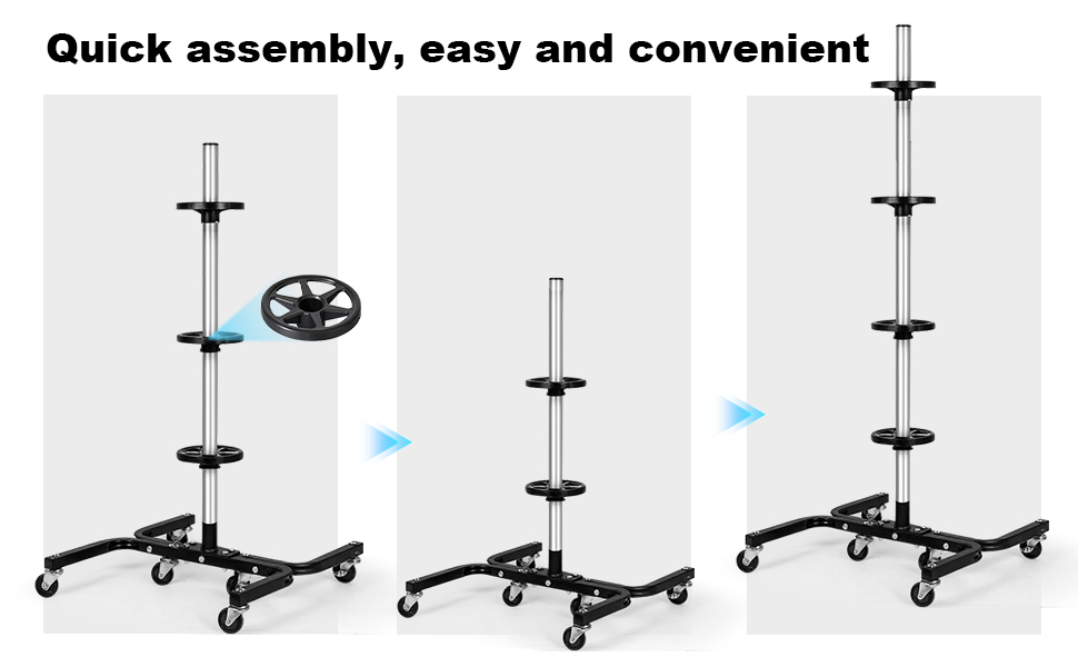 Стійка для шин на коліщатках - органайзер для зберігання автопокришок, до 150 кг