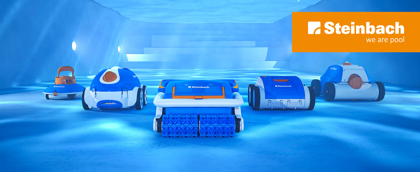 Бездротовий пилосос для басейну Steinbach Poolrunner Battery Basic 2.0, до 10 м², до 60 хв, для солоної води