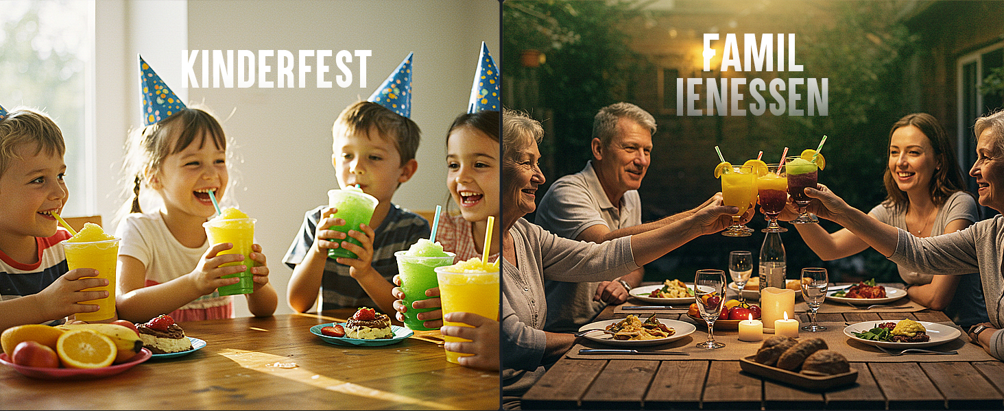 Машина для приготування сляшів 2L, без льоду, для дому, самоочищення, 5 режимів, сляші, молочні коктейлі, фраппе та заморожені коктейлі (оновлена версія), сірий колір