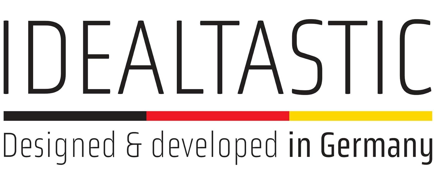 IDEALTASTIC® Преміум Коробка для зберігання картоплі [3 шт] | Набір з 3 контейнерів для картоплі, цибулі та часнику з системою 360° вентиляції для свіжості | Чорний