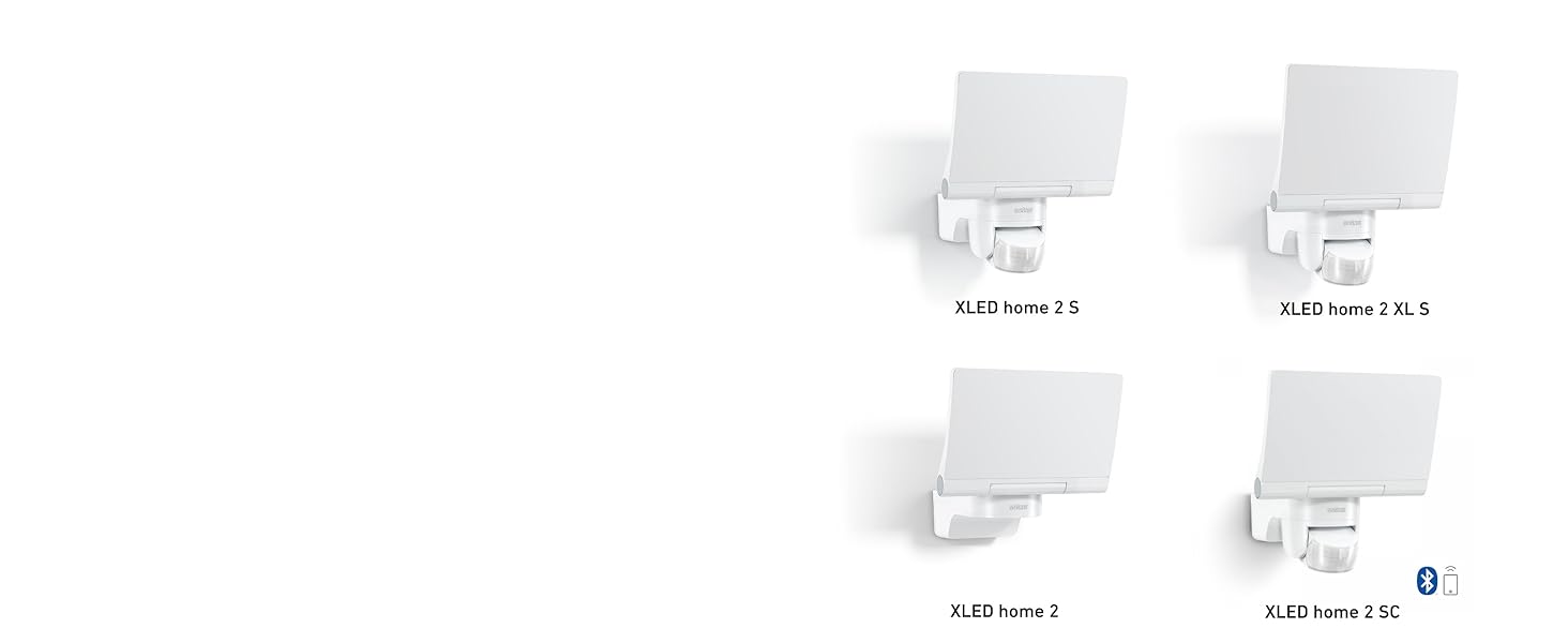 Світлодіодний прожектор Steinel XLED home 2 XL S білий, 2124 лм, датчик руху 180°, 19.3 Вт, тепле біле світло 3000K, поворотний