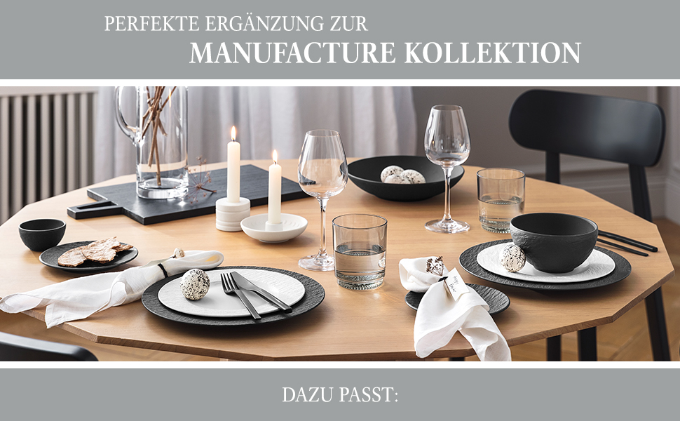 Villeroy & Boch Kaffeebecher Set – 2 шт., чорний, преміум-фарфор, для мікрохвильової печі та посудомийної машини