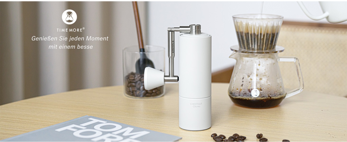 Ручна кавомолка TIMEMORE Chestnut C3S PRO з металевим корпусом для еспресо та френч-прес