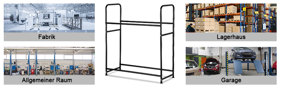 Стеляжка для шин на 8 шин: міцна конструкція, регулювання висоти, захисна накидка, 107 x 46 x 117 см, вантажопідйомність 180 кг, для гаража, підвалу, майстерні