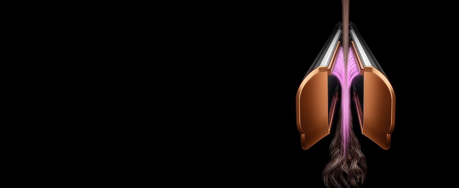 Dyson Airstrait Amber Silk - випрямляч для волосся без нагріву, професійний стайлер