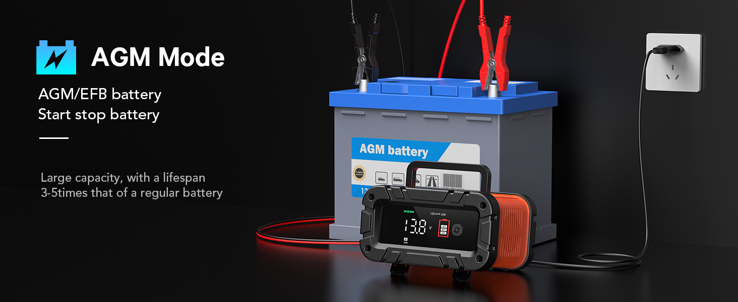 Автоматичний зарядний пристрій для акумуляторів з температурною компенсацією (10A)