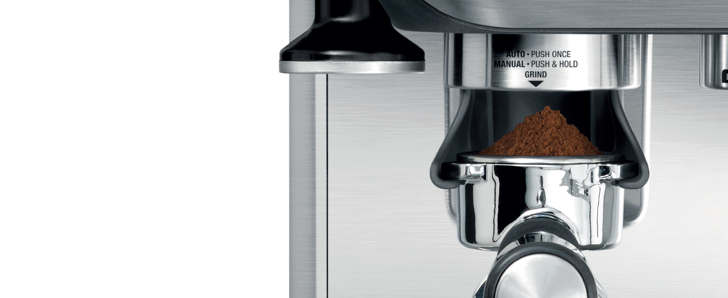 Кавомашина Sage Barista Express з вбудованим млином та капучинатором - еспресо, лате, капучино (нержавіюча сталь)