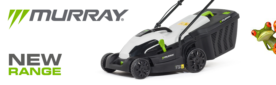 Електричний газонокосарка Murray LE320E 2-в-1: 1200W, ширина 32 см, об'єм травоспікача 27 л, для малих газонів, з ергономічною ручкою та захистом від перевантаження