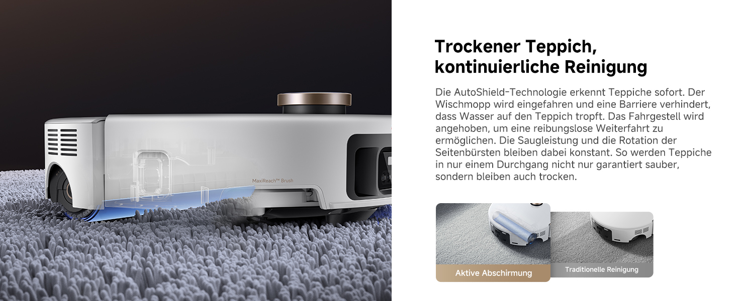 Робот-пилосос Mova V50 Ultra Complete з функцією миття: 24000 Па, 6 см перешкода, RGB AI, LED, 80°C миття, 63°C сушка, DuoSolution, Tricut