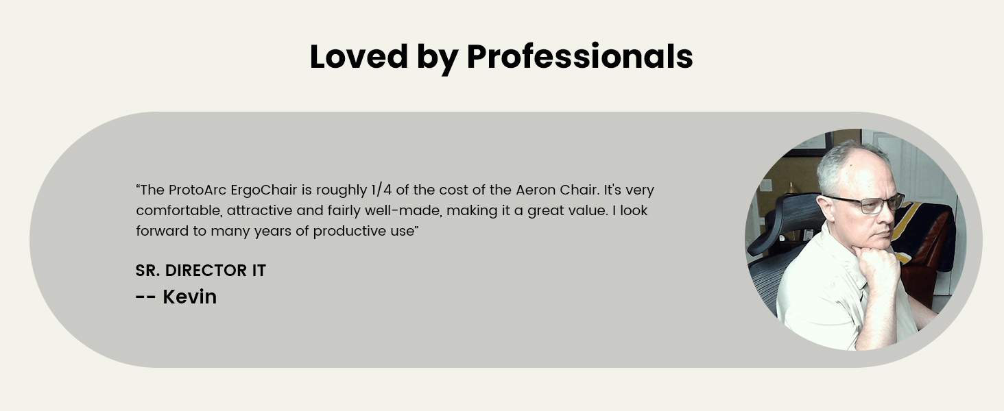 Крісло офісне ProtoArc EC100 чорне з підлокітниками та регульованою спинкою, Mesh, для дому та офісу