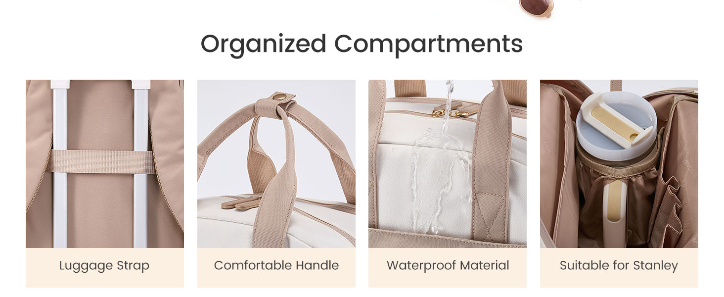 Сумка-рюкзак LOVEVOOK для жінок, 15.6 дюймів, для ноутбука, шкільний, підлітковий, елегантний, для подорожей, для дівчаток, водонепроникний, для роботи, для навчання, універсальний, бежевий, хакі