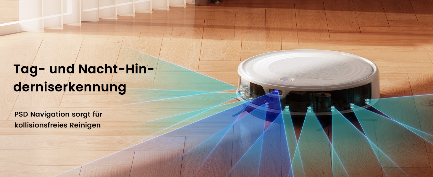 Робот-пилосос LEFANT M310 Ultra: потужність 6000Pa, функція миття, лазерна навігація ToF, уникнення перешкод, керування через додаток та Alexa, захист від заплутування шерсті тварин, для килимів, білий