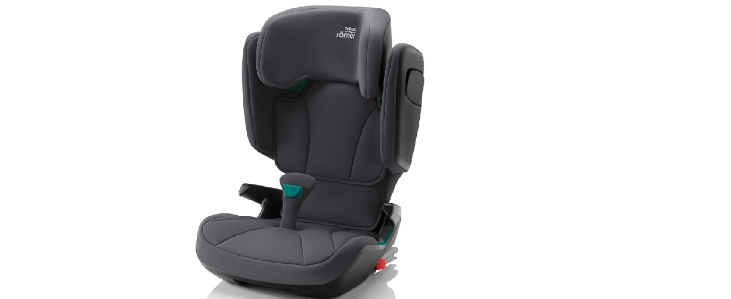 Дитяче автокрісло BRITAX RMER KIDFIX 2 Z-LINE, для дітей від 100-150 см (i-Size) з ISOFIX і без, 3,5-12 років, Midnight Grey Нова версія i-SIZE R129 Midnight Grey