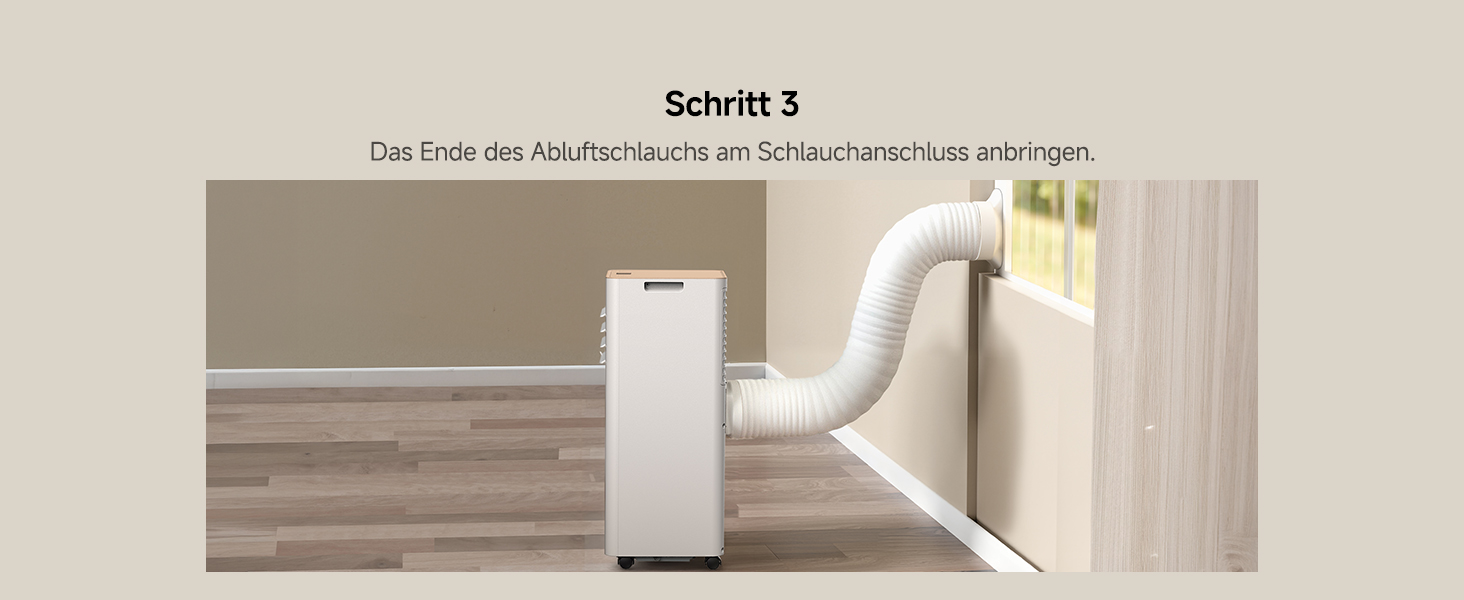 Мобільний кондиціонер Dreame P-Wind10 9000 BTU 3-в-1: охолодження, осушення, вентиляція. Керування через додаток, нічний режим, самоочищення